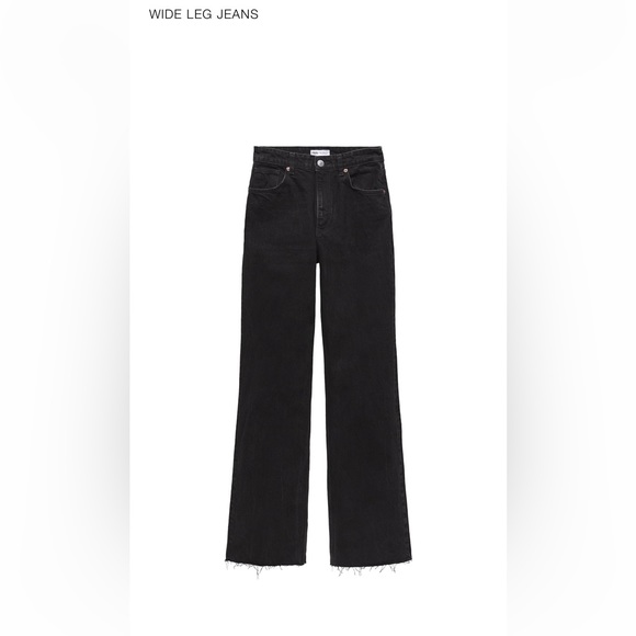 Zara Jeans Zara High Rise Wide Leg Jeans Poshmark